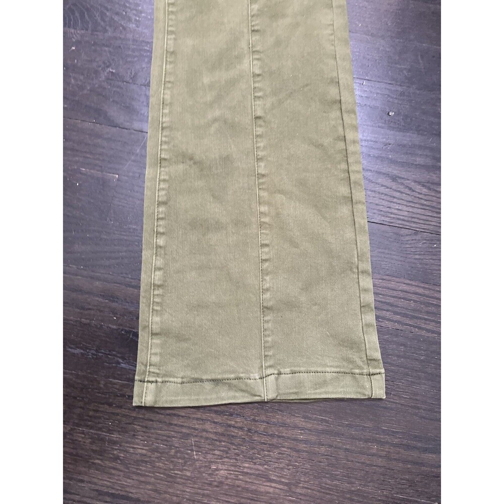 BLANK NYC The Delancey Denim Wide Leg Pants Going Green Size 29 70s Bohemian - Picture 13 of 13